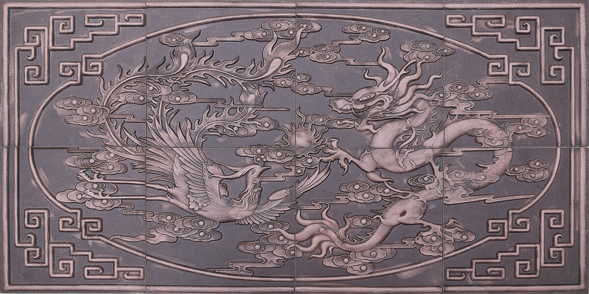 紅色龍鳳呈祥QHB11A698AH